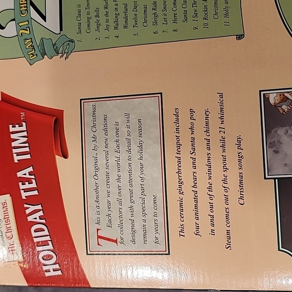 0370. Mr. Christmas ๐ Holiday Tea Time Musical ๐ผ21 Christmas Songs & Smoke! - Picture 14 of 16